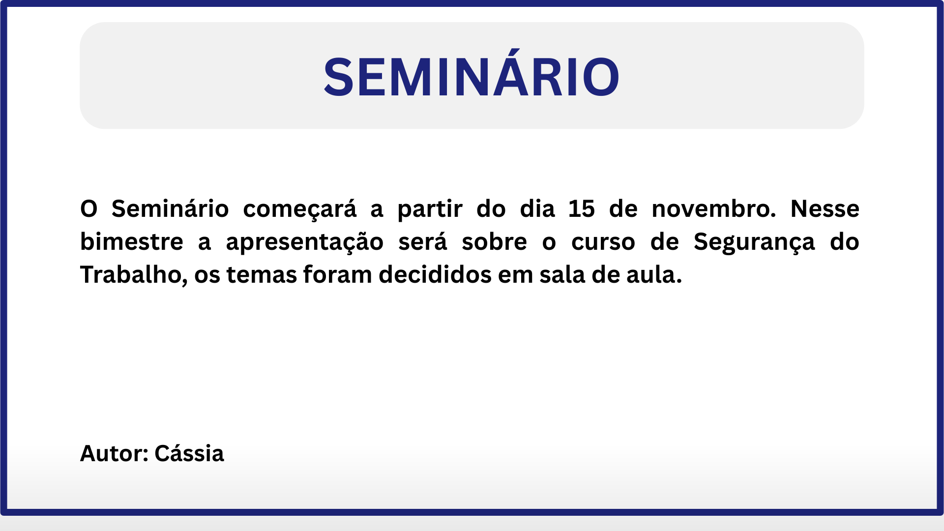 SEMANA CULTURAL